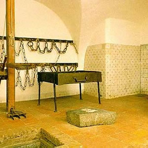 De martelkamer in de Gevangenpoort van Den Haag.